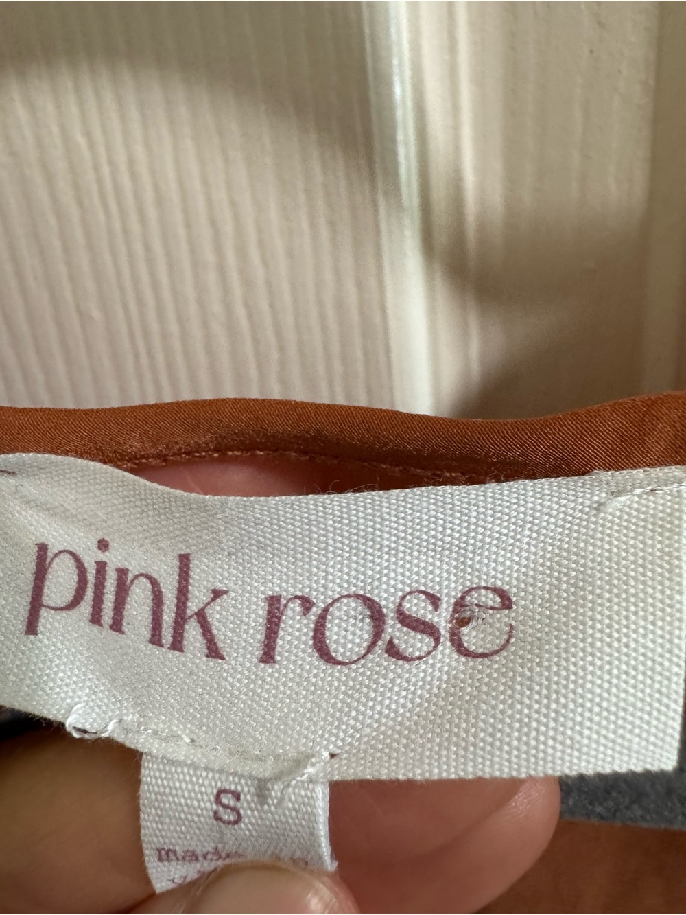 Pink Rose Twisted Front Blouse - Picture 3 of 3